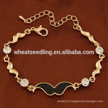 New arrival gold and silver chain beard bracelet fashion